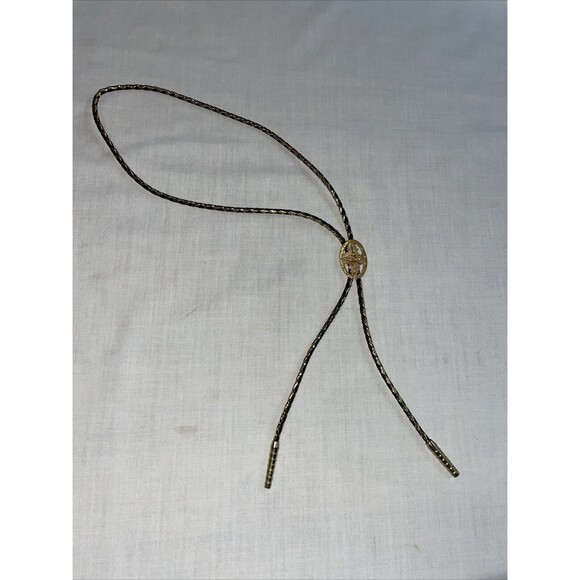 Black Hills Gold J Co. Grape Cluster Bollo Tie With Infinity Symbol 10k-12k Gold - Picture 3 of 12